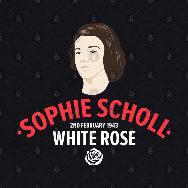 Sophie Scholl - The White Rose Resistance Heroine by Boogosh